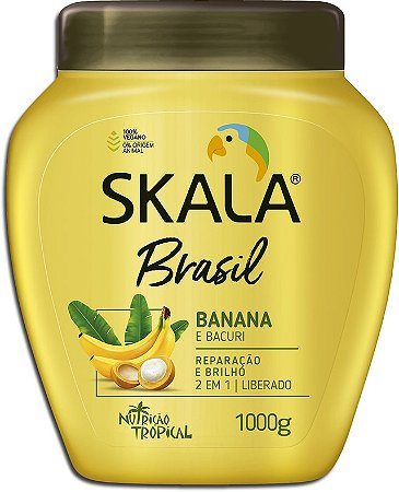 Creme De Cabelo Hidratante Skala Bomba Banana - Embalagem 6X1 KG - Preço Unitário R$9,12