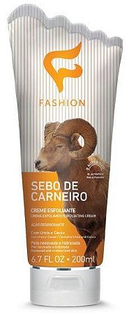 Creme Para Os Pes E Maos Fashion Sebo De Carneiro Esfoliante - Embalagem 1X200 ML