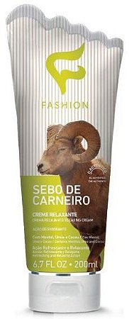 Creme Para Os Pes E Maos Fashion Sebo De Carneiro Relaxante - Embalagem 1X200 ML