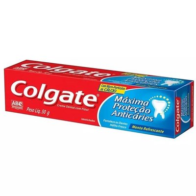 Creme Dental Colgate Maxima Protecao Anticaries - Embalagem 12X90 GR - Preço Unitário R$3,71