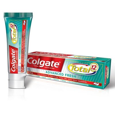 Creme Dental Colgate Total12 Advanced Fresh Gel - Embalagem 12X90 GR - Preço Unitário R$9,43