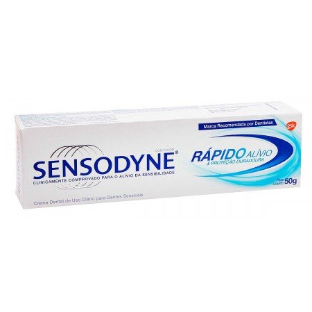 Creme Dental Sensodyne Rapido Alivio - Embalagem 6X50 GR - Preço Unitário R$11,97