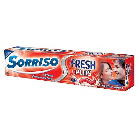 Creme Dental Sorriso Fresh Menthol Impact - Embalagem 12X90 GR - Preço Unitário R$4,81