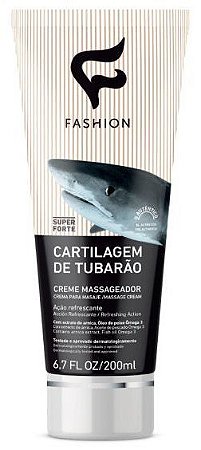 Creme Massageador Fashion Cartilagem Tubarao - Embalagem 1X200 ML