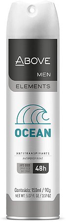 Desodorante Aerossol Above Masculino Ocean - Embalagem 1X150 ML