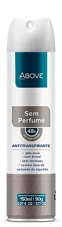 Desodorante Aerossol Above Sem Perfume - Embalagem 1X150 ML