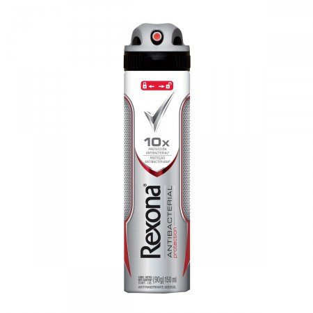 Desodorante Aerossol Rexona Masculino Antibacterial Protect - Embalagem 1X90 GR