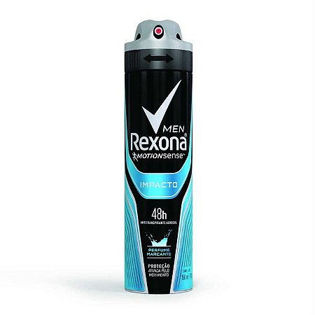 Desodorante Aerossol Rexona Masculino Impacto - Embalagem 1X90 GR