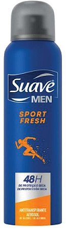 Desodorante Aerossol Suave Masculino Sport Fresh - Embalagem 1X150 ML