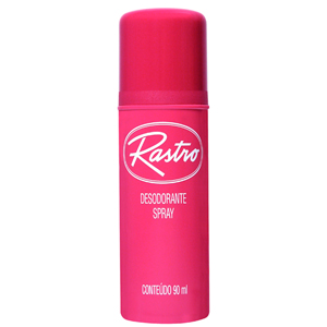 Desodorante Spray Rastro Rosa - Embalagem 12X90 ML - Preço Unitário R$7,57