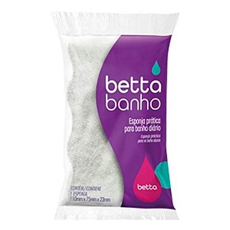 Esponja De Banho Betta Banho Sortida - Embalagem 36X1 UN - Preço Unitário R$3,28