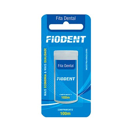 Fio Dental Fiodent Fita Fliptop - Embalagem 12X100 MT - Preço Unitário R$2,56