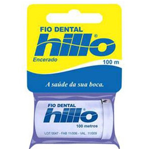 Fio Dental Hillo - Embalagem 12X100 MT - Preço Unitário R$4,23