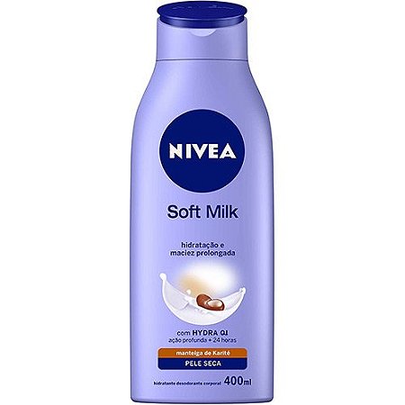 Loção Hidratante Nivea Soft Milk Para Pele Seca - Embalagem 1X400 ML