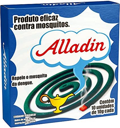 Repelente Espiral Alladin - Embalagem 48X10 UN - Preço Unitário R$2,99