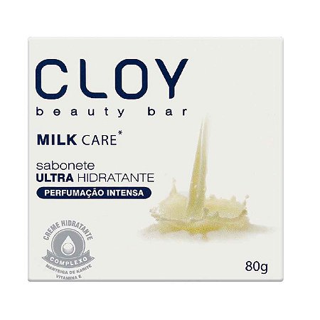 Sabonete Cloy Beauty Bar Milk Care - Embalagem 1X80 GR
