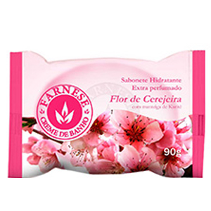 Sabonete Farnese Hidratante Flor De Cerejeira - Embalagem 12X85 GR - Preço Unitário R$2,06
