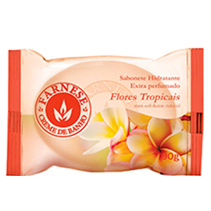 Sabonete Farnese Hidratante Flores Tropicais - Embalagem 12X85 GR - Preço Unitário R$1,79