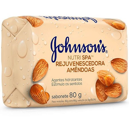 Sabonete Johnson Amendoas - Embalagem 12X80 GR - Preço Unitário R$2,6