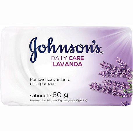 Sabonete Johnson Lavanda - Embalagem 12X80 GR - Preço Unitário R$2,54