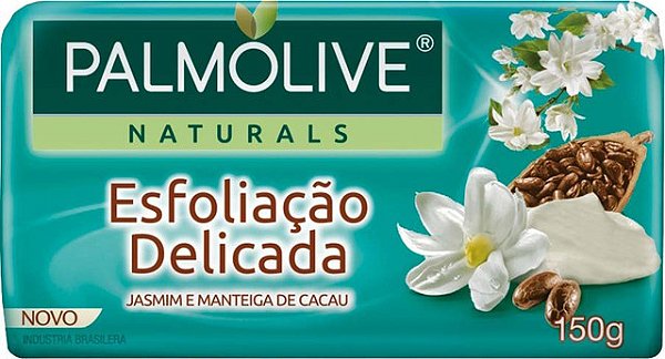 Sabonete Palmolive Suave Esfoliação Delicada - Jasmim E Manteiga De Cacau - Embalagem 12X150 GR - Preço Unitário R$3,63