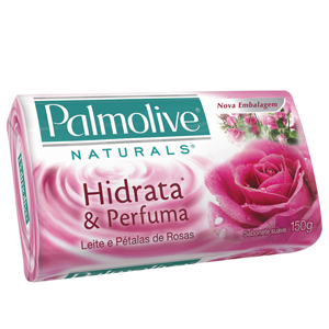 Sabonete Palmolive Suave Hidrata E Perfuma - Leite E Petalas De Rosas - Embalagem 12X150 GR - Preço Unitário R$3,63