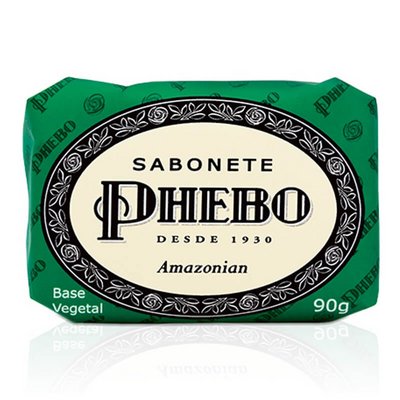 Sabonete Phebo Amazonia - Verde - Embalagem 12X90 GR - Preço Unitário R$4,56