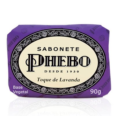 Sabonete Phebo Toque De Lavanda - Roxo - Embalagem 12X90 GR - Preço Unitário R$4,44