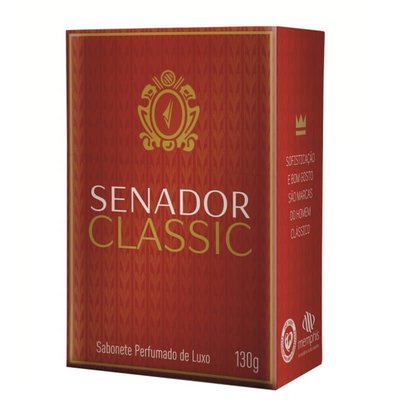Sabonete Senador Classic - Embalagem 12X130 GR - Preço Unitário R$6,18