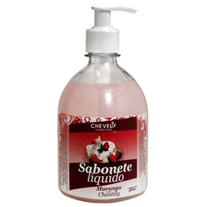 Sabonete Liquido Cheveux Morango Com Chantilly - Embalagem 1X500 ML