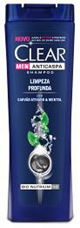 Shampoo Clear Anticaspa Men Limpeza Profunda - Embalagem 1X200 ML