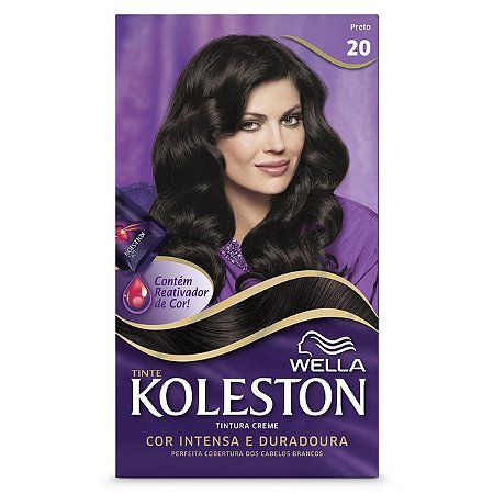 Tintura Para Cabelo Koleston 20 Preto - Embalagem 1X1 UN