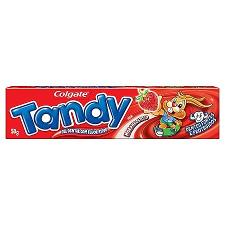 Creme Dental Infantil Tandy Morango - Embalagem 1X50 GR