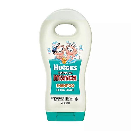 Shampoo Infantil Huggies Turma Da Monica Suave - Embalagem 1X200 ML