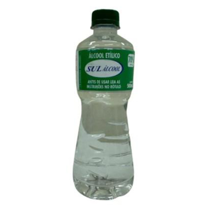 Alcool Liquido Sul 70% - Embalagem 12X500 ML - Preço Unitário R$3,18