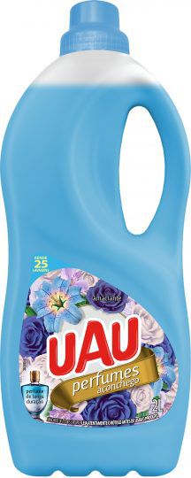 Amaciante De Roupas Uau Perfumes Aconchego Azul - Embalagem 6X2 LT - Preço Unitário R$8,67