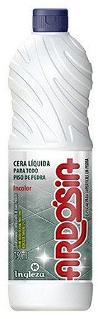 Cera Liquida Ardosia Tradicional Incolor - Embalagem 12X750 ML - Preço Unitário R$9,75