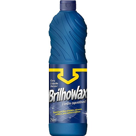 Cera Liquida Brilhowax Incolor - Embalagem 12X750 ML - Preço Unitário R$9,17