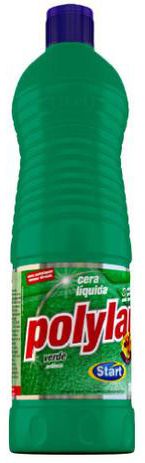 Cera Liquida Polylar Verde - Embalagem 12X750 ML - Preço Unitário R$4,26