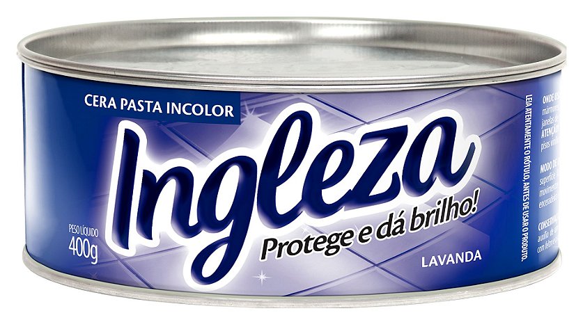 Cera Pasta Ingleza Incolor - Embalagem 1X400 GR