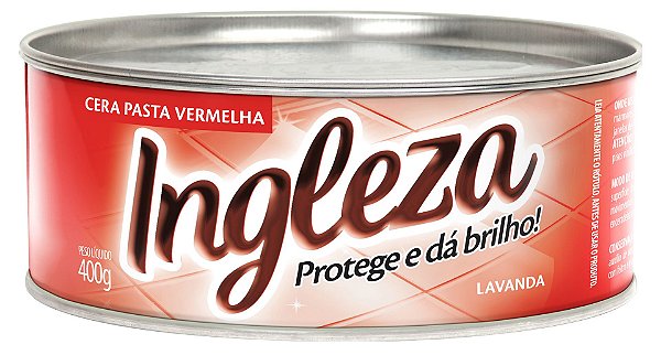 Cera Pasta Ingleza Vermelha - Embalagem 1X400 GR