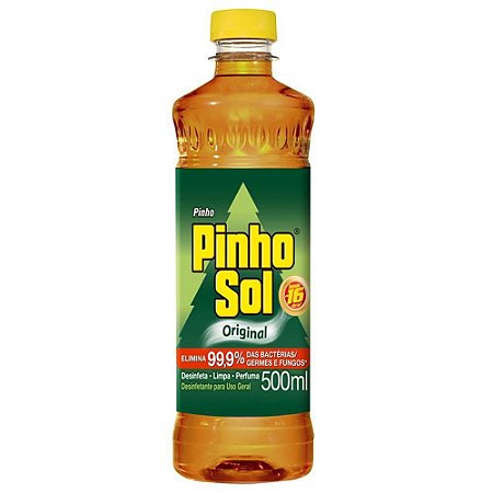 Desinfetante Pinho Sol Tradicional - Embalagem 12X500 ML - Preço Unitário R$7,24