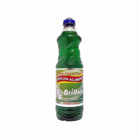 Detergente Liquido Limpa Aluminio Brilha Aluminio Brilhex - Embalagem 24X500 ML - Preço Unitário R$2,1