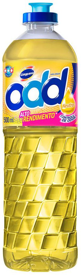 Detergente Liquido Odd Neutro - Embalagem 24X500 ML - Preço Unitário R$2,17