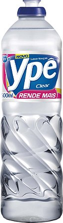 Detergente Liquido Ype Clear - Embalagem 24X500 ML - Preço Unitário R$2,31