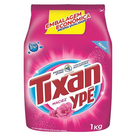 Detergente Lava Roupas Em Po Tixan Sache Maciez - Embalagem 20X1 KG - Preço Unitário R$7,87