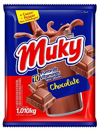 Achocolatado Em Po Muky Sache - Embalagem 12X1,010 KG - Preço Unitário R$10,78