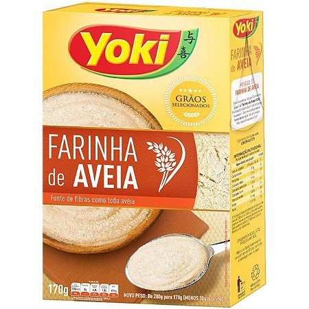 Farinha De Aveia Yoki - Embalagem 12X170 GR - Preço Unitário R$4,12