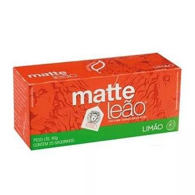 Cha Leao Mate Limao - Embalagem 10X25 UN - Preço Unitário R$4,69