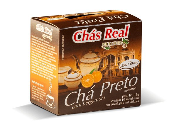 Cha Preto Real - Embalagem 10X10 UN - Preço Unitário R$2,95